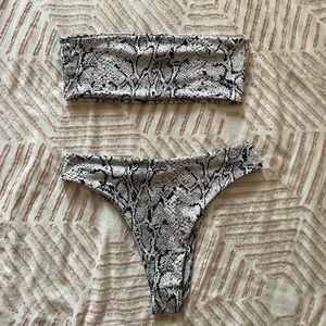 Nasty Gal Snake print Bikini